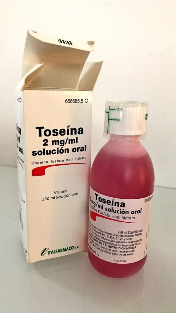 Toseina Codeine 2ml Solucion Oral - Image 2